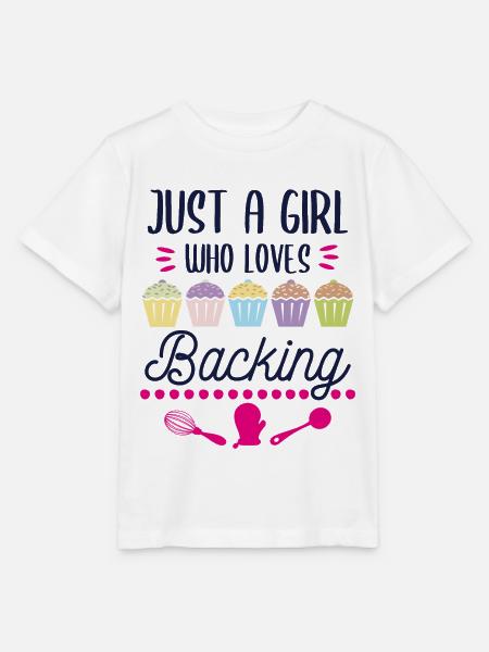 Backen Bäckerin Konditorin Mädchen Spruch Geschenk - Stanley/Stella Kinder T-Shirt MINI CREATOR - Weiß