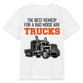 Truck Truck Truck Driver Slogan Gift - Stanley/Stella MINI CREATOR Kids’ T-Shirt - white - Front - Maike (125cm)