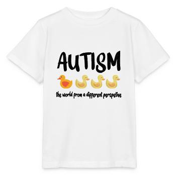 Autism awareness: different perspective - Stanley/Stella MINI CREATOR Kids’ T-Shirt - white - Front - Maike (125cm)