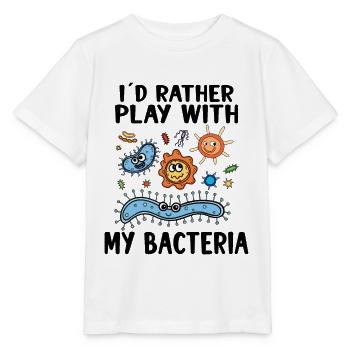 Microbiologist Microbiology Lab Staph Gift Idea - Stanley/Stella MINI CREATOR Kids’ T-Shirt - white - Front - Maike (125cm)