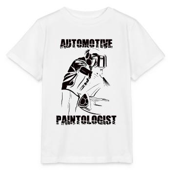 Auto painter Auto Body Painter Car mechanic - Stanley/Stella MINI CREATOR Kids’ T-Shirt - white - Front - Maike (125cm)