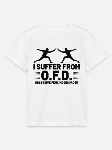 Fencing Fencer Fence - Stanley/Stella Kinder T-Shirt MINI CREATOR - Weiß
