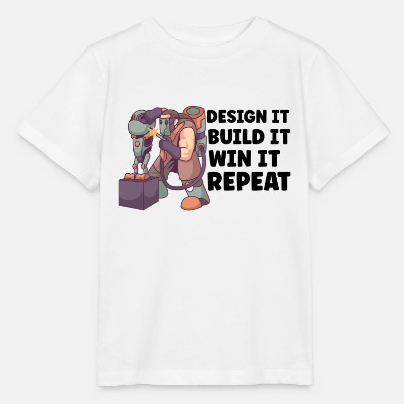 Robotics Engineer For Machine Learning - Stanley/Stella MINI CREATOR Kids’ T-Shirt - white