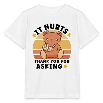 Broken Hand Broken Arm Broken Bones Funny Broken - Stanley/Stella MINI CREATOR Kids’ T-Shirt - white - Front - Maike (125cm)