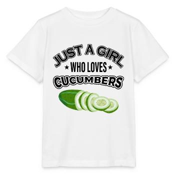 C’est mon costume d’homme concombre cucumber - T-shirt bio MINI CREATOR Stanley/Stella Enfant - blanc - Devant - Maike (125cm)