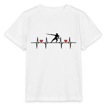 Sabre Swords Swords Planque Sword Fighting Fencing - Stanley/Stella MINI CREATOR Kids’ T-Shirt - white - Front - Maike (125cm)