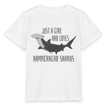 Shark Shark Fin Bite White Shark Whale Shark Shark - Stanley/Stella MINI CREATOR Kids’ T-Shirt - white - Front - Maike (125cm)