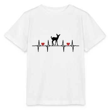Deer Deer Cow Deer Roe deer Roe deer Forest, Forest Ge - Stanley/Stella MINI CREATOR Kids’ T-Shirt - white - Front - Maike (125cm)