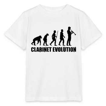 Clarinettiste Clarinette Clarinette Clarinette - T-shirt bio MINI CREATOR Stanley/Stella Enfant - blanc - Devant - Maike (125cm)