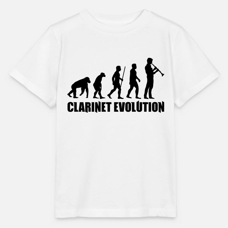 Clarinettiste Clarinette Clarinette Clarinette - T-shirt bio MINI CREATOR Stanley/Stella Enfant - blanc