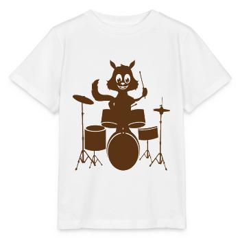 Musiciens Musicien Jouer de la musique Musique - T-shirt bio MINI CREATOR Stanley/Stella Enfant - blanc - Devant - Maike (125cm)
