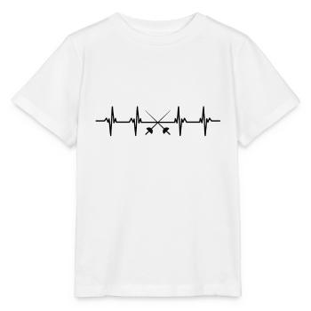 Sabre Swords Swords Planque Sword Fighting Fencing - Stanley/Stella MINI CREATOR Kids’ T-Shirt - white - Front - Maike (125cm)