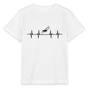Flugzeuge Flieger Fliegen Pilot Pilotin Flughafen - Stanley/Stella Kinder T-Shirt MINI CREATOR  - Weiß - Vorne - Maike (125cm)