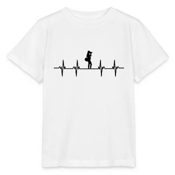 Flûte Flûte Flûte Flûtiste Joueur de Flûte Flûte Flûte - T-shirt bio MINI CREATOR Stanley/Stella Enfant - blanc - Devant - Maike (125cm)
