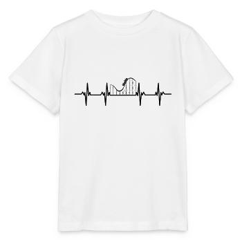 Holiday Holiday Fun Action Theme Park Roller Coaster - Stanley/Stella MINI CREATOR Kids’ T-Shirt - white - Front - Maike (125cm)