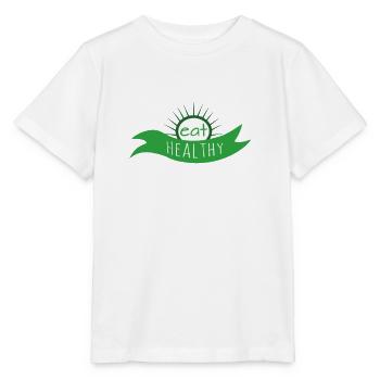 alimentation équilibrée régime céto aliments sains - T-shirt bio MINI CREATOR Stanley/Stella Enfant - blanc - Devant - Maike (125cm)