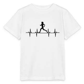 Race Runner Runner Renner Racer Jogging - Stanley/Stella MINI CREATOR Kids’ T-Shirt - white - Front - Maike (125cm)