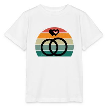Heiraten Heirat Hochzeit Freund Freundin Ehe Liebe - Stanley/Stella Kinder T-Shirt MINI CREATOR  - Weiß - Vorne - Maike (125cm)