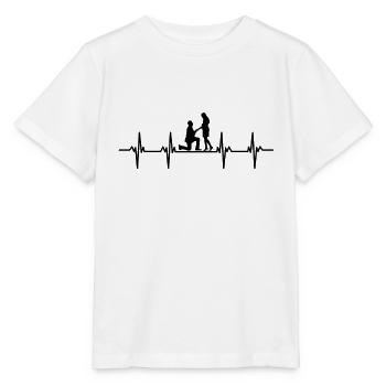 Heiraten Heirat Hochzeit Freund Freundin Ehe Liebe - Stanley/Stella Kinder T-Shirt MINI CREATOR  - Weiß - Vorne - Maike (125cm)