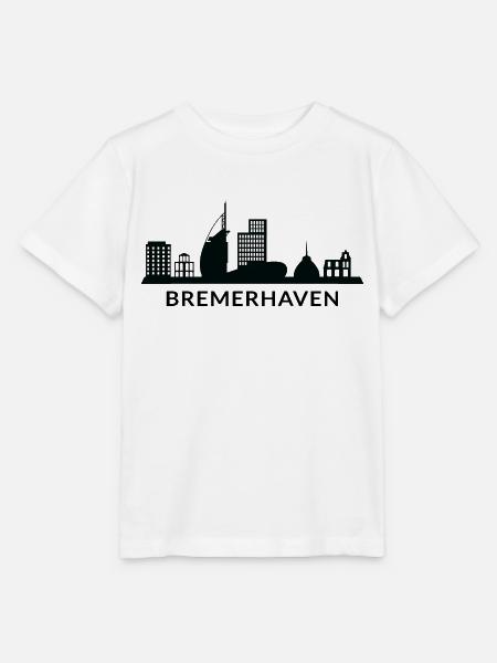 DIe Skyline von der Stadt Bremerhaven Deutschland - Stanley/Stella Kinder T-Shirt MINI CREATOR  - Weiß