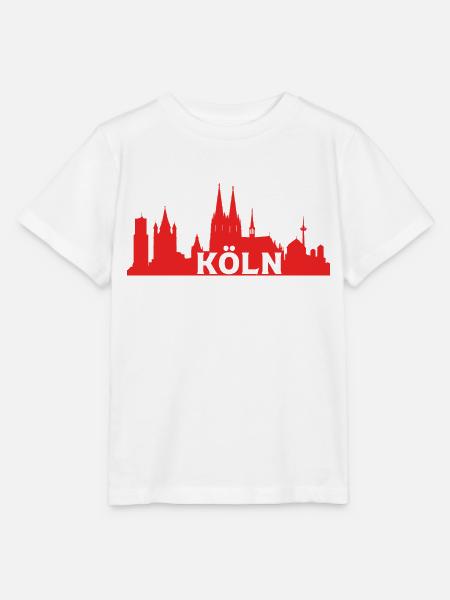 Cologne City Kölner Dom Stadt Köln Skyline Köln - Stanley/Stella Kinder T-Shirt MINI CREATOR  - Weiß