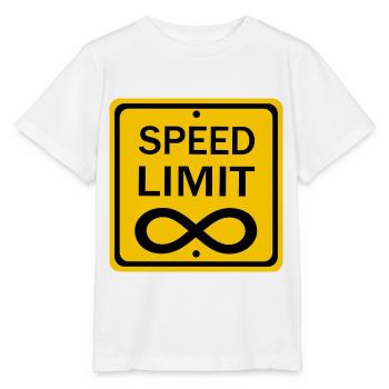 Limite de vitesse - T-shirt bio MINI CREATOR Stanley/Stella Enfant - blanc - Devant - Maike (125cm)