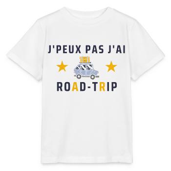 J Peux Pas j ai Road trip - T-shirt bio MINI CREATOR Stanley/Stella Enfant - blanc - Devant - Maike (125cm)