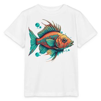 Fish - Stanley/Stella MINI CREATOR Kids’ T-Shirt - white - Front - Maike (125cm)
