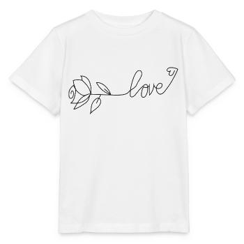 Love - Stanley/Stella MINI CREATOR Kids’ T-Shirt - white - Front - Maike (125cm)