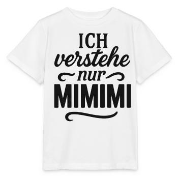 Mimimi dit bureau drôle - T-shirt bio MINI CREATOR Stanley/Stella Enfant - blanc - Devant - Maike (125cm)