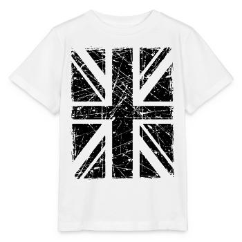 Union Jack - T-shirt bio MINI CREATOR Stanley/Stella Enfant - blanc - Devant - Maike (125cm)
