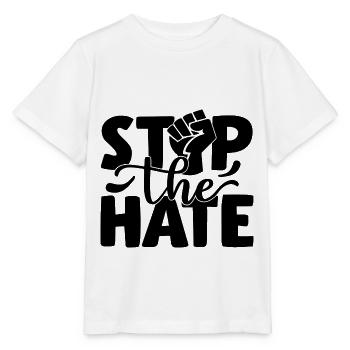 Anti racisme racisme tolérance droits de l'homme - T-shirt bio MINI CREATOR Stanley/Stella Enfant - blanc - Devant - Maike (125cm)