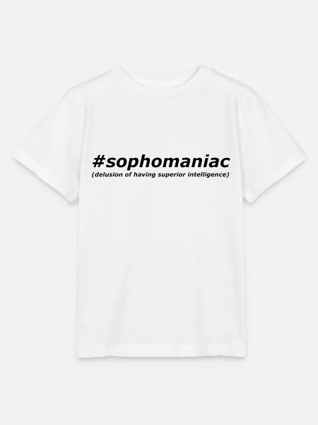 sophomaniac - Stanley/Stella Kinder T-Shirt MINI CREATOR  - Weiß