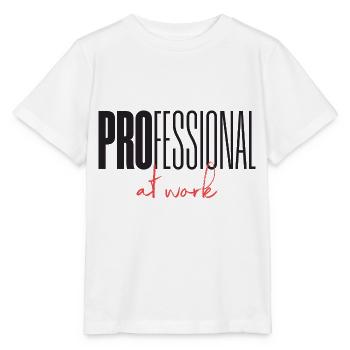 Professionnel au travail - T-shirt bio MINI CREATOR Stanley/Stella Enfant - blanc - Devant - Maike (125cm)