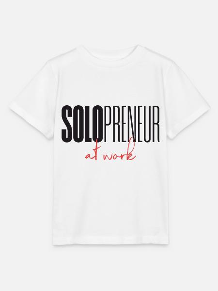 Solopreneur at work - Stanley/Stella Kinder T-Shirt MINI CREATOR - Weiß