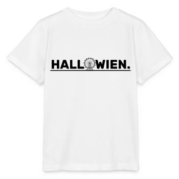 Hallo Wien (schwarz) - Stanley/Stella Kinder T-Shirt MINI CREATOR  - Weiß - Vorne - Maike (125cm)