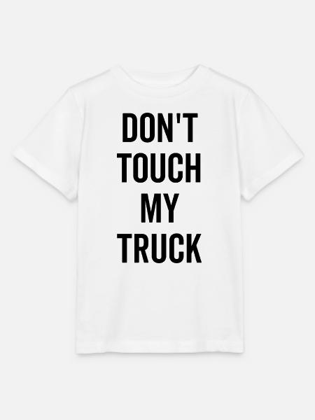 Berühren Sie meinen Truck nicht - Stanley/Stella Kinder T-Shirt MINI CREATOR - Weiß