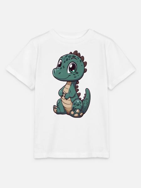 Dinosaurier - Stanley/Stella Kinder T-Shirt MINI CREATOR  - Weiß