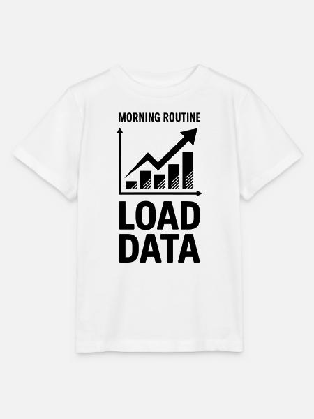 Datenanalyst Spruch Lustiges Datenanalyst Geschenk - Stanley/Stella Kinder T-Shirt MINI CREATOR - Weiß
