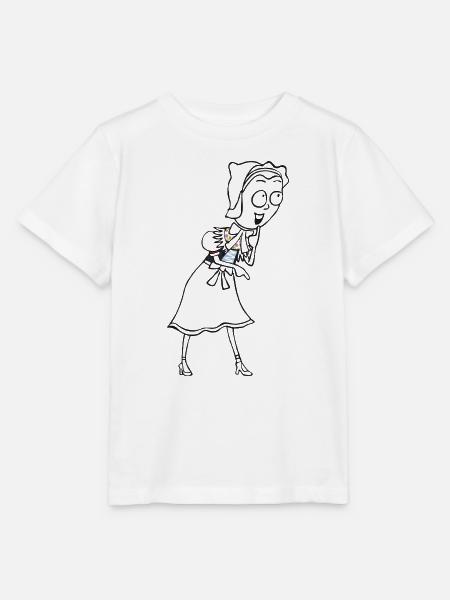 SERBSKA JANKA - kontur - - Stanley/Stella Kinder T-Shirt MINI CREATOR - Weiß