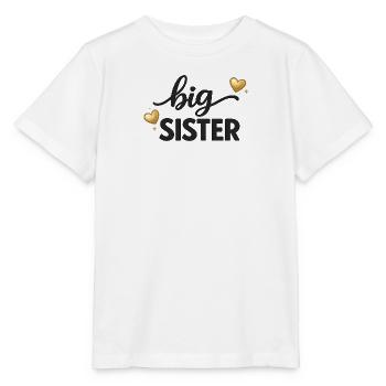 Tenue de grand frère et de grande sœur Shirt de grande sœur - T-shirt bio MINI CREATOR Stanley/Stella Enfant - blanc - Devant - Maike (125cm)