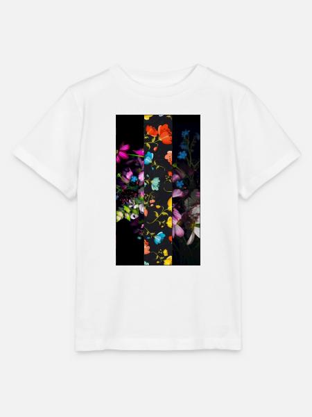 Tief Night Garden - Stanley/Stella Kinder T-Shirt MINI CREATOR - Weiß