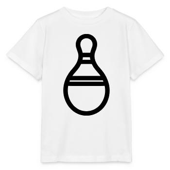 Quille de Bowling - Stanley/Stella Kinder T-Shirt MINI CREATOR  - Weiß - Vorne - Maike (125cm)