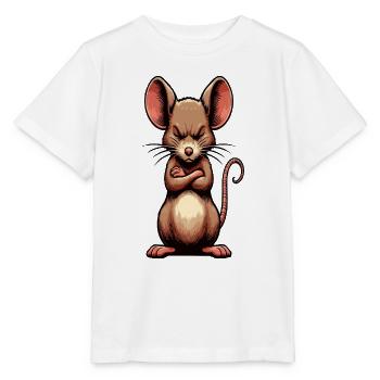 Rat, rat, propriétaire de rats, amoureux des rats, - T-shirt bio MINI CREATOR Stanley/Stella Enfant - blanc - Devant - Maike (125cm)