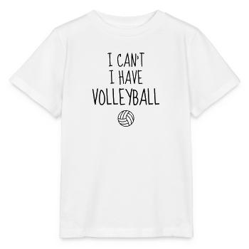 Volleyball - Volley Ball - Volley-Ball - Sport - Stanley/Stella Kinder T-Shirt MINI CREATOR  - Weiß - Vorne - Maike (125cm)