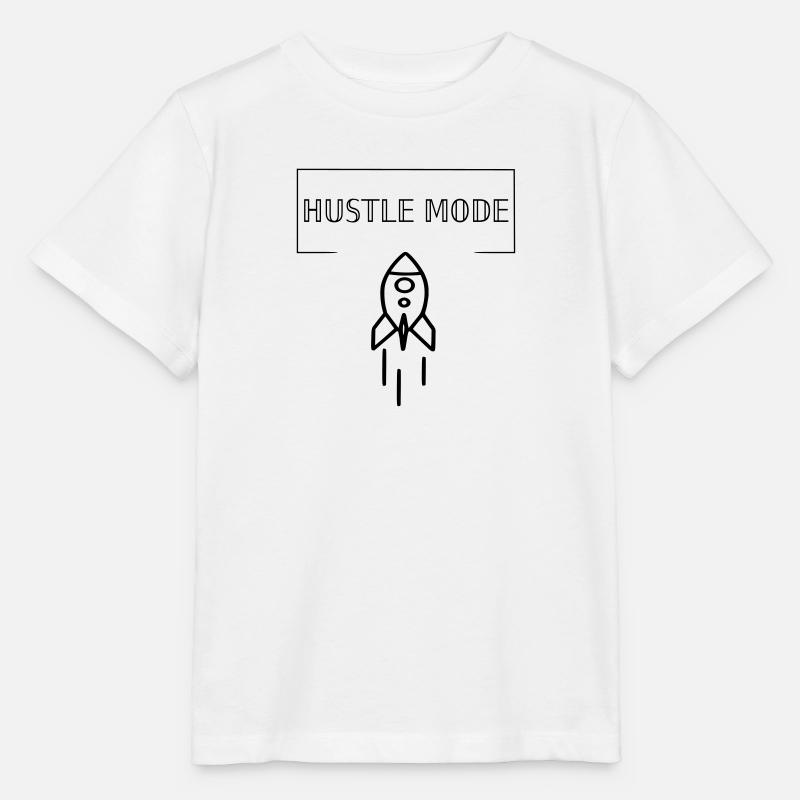 Chemise Hustle - motivation - T-shirt bio MINI CREATOR Stanley/Stella Enfant - blanc