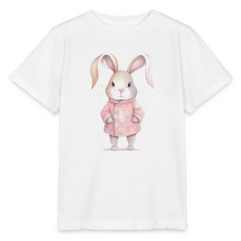 Lapin mignon parfait pour les vêtements pour enfants - T-shirt bio MINI CREATOR Stanley/Stella Enfant - blanc - Devant - Maike (125cm)