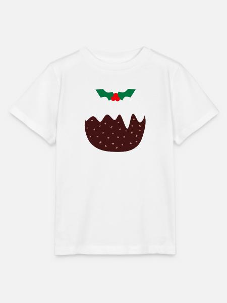 Weihnachtspudding - Stanley/Stella Kinder T-Shirt MINI CREATOR - Weiß