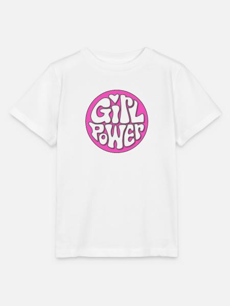 Girl Power - Stanley/Stella Kinder T-Shirt MINI CREATOR - Weiß