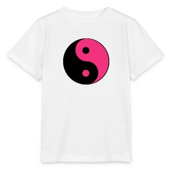 ind Yin Yang - T-shirt bio MINI CREATOR Stanley/Stella Enfant - blanc - Devant - Maike (125cm)